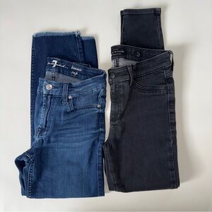 Bundle Women's Blue and Black Jeans